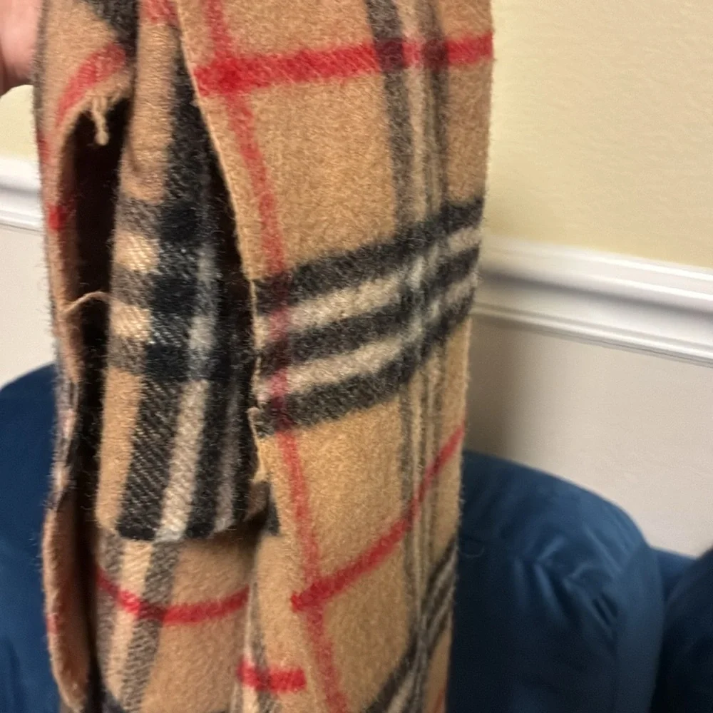 BURBERRY vintage  NOVA CHECK lambwool  SCARF